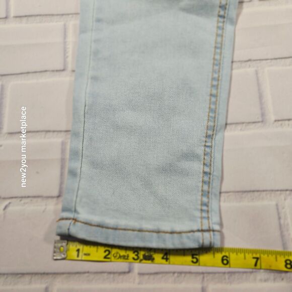 Men's Royal Spirit Denim Blue Jeans Size 36 New with tags ripped with patches - Picture 13 of 13